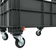 Grande caisse plastique 140L avec roulettes pivotantes GV-806052-044I-7