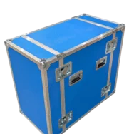 Flight case bleu