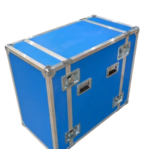 Flight case bleu