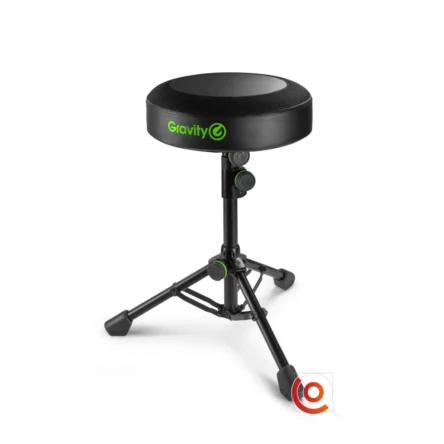 Tabouret de musicien rond, pliable, à hauteur réglable