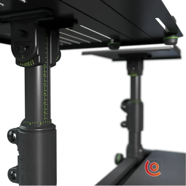 Table pour DJ avec support pour enceintes et ordinateur – Image 4