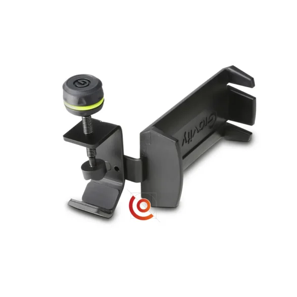 Support casque à accrocher sur un pied de micro.