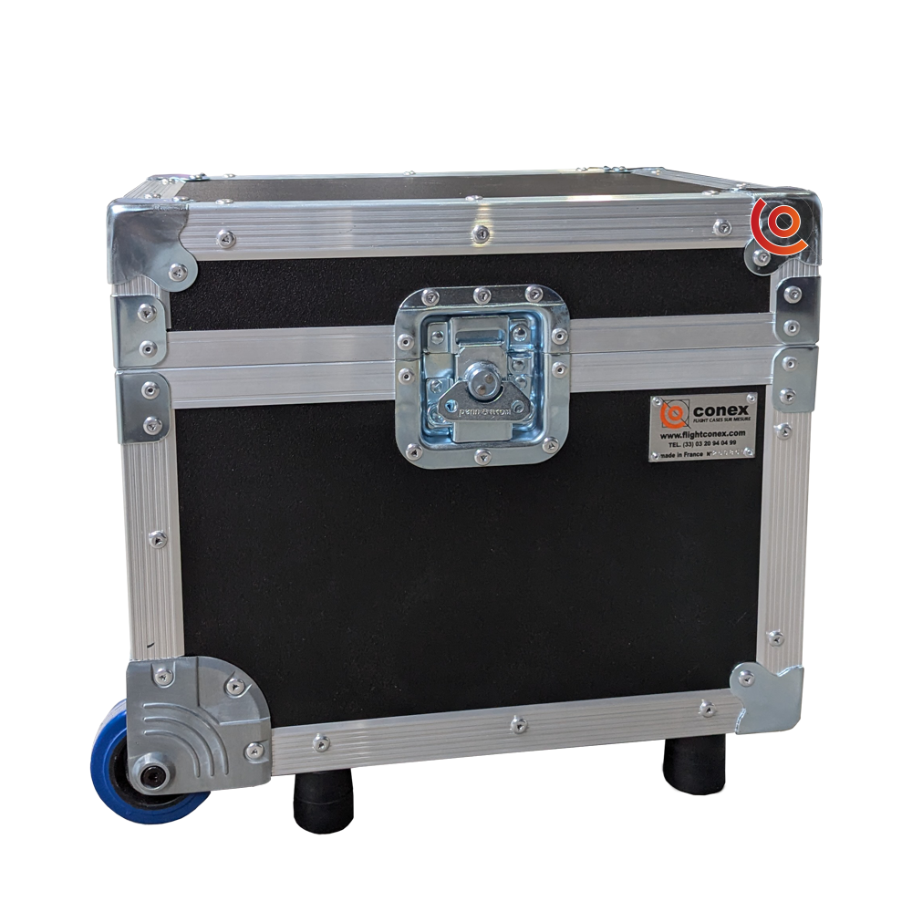 Flight Case Roadinger Argent Pour 45 Tours / Valise De Transport Vinyle - Battle Booking