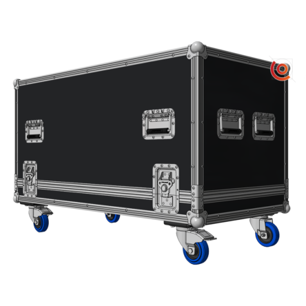 Flight case cloche 1200 600 600 préconfiguré