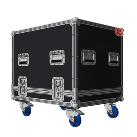 flight case cloche 800 600 600 pas cher préconfiguré