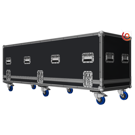Flight case cloche 2000 600 600 préconfiguré