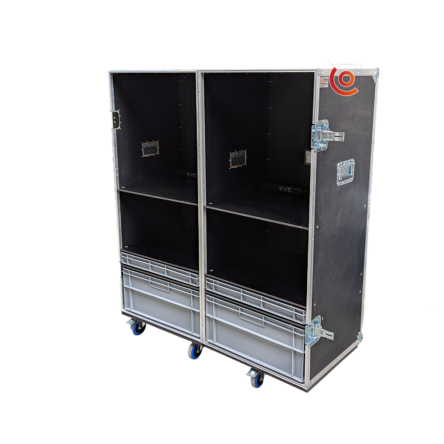 Flight case audiovisuel