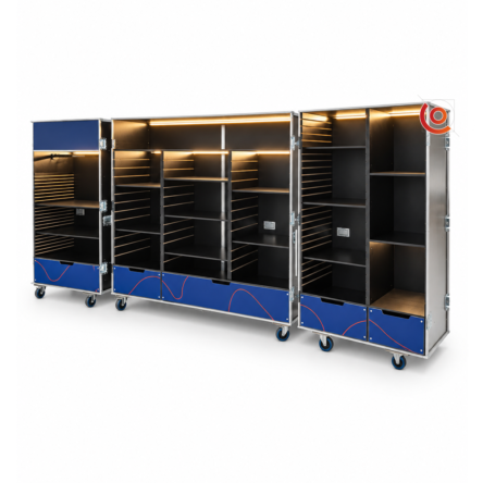 Flight case armoire penderie vestiaire